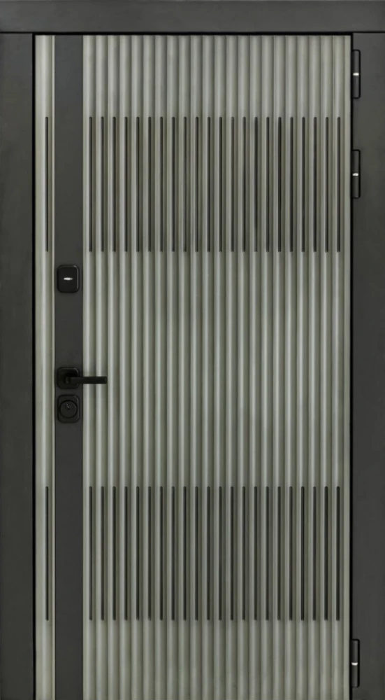 Входная дверь ДвериПРО Elfy ФЛ-256 (10мм, бетон снежный) DPRO197927 внешняя сторона