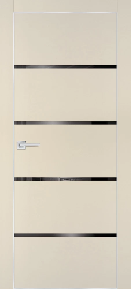 Фото Межкомнатная дверь PX-17  AL кромка с 4-х ст. Бежевый матовый