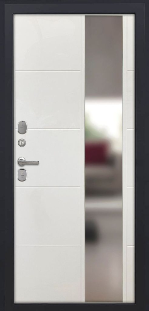 Входная дверь ДвериПРО Д-68 ФЛЗ-649 капучино (зеркало) DPRO195760 внутренняя сторона