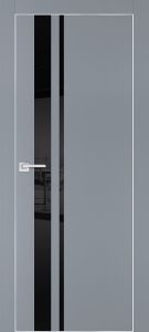 Межкомнатная дверь PX-16  AL кромка с 4-х ст. Серый матовый