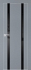 Межкомнатная дверь PX-9  AL кромка с 4-х ст. Серый матовый